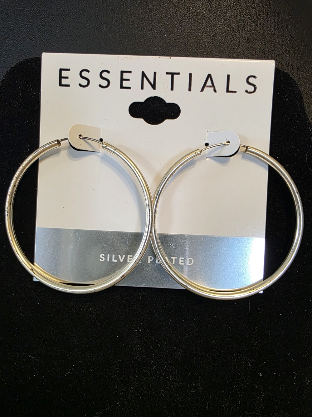 #312 Essentials Silver Hoop Earrings - Shiny Silver